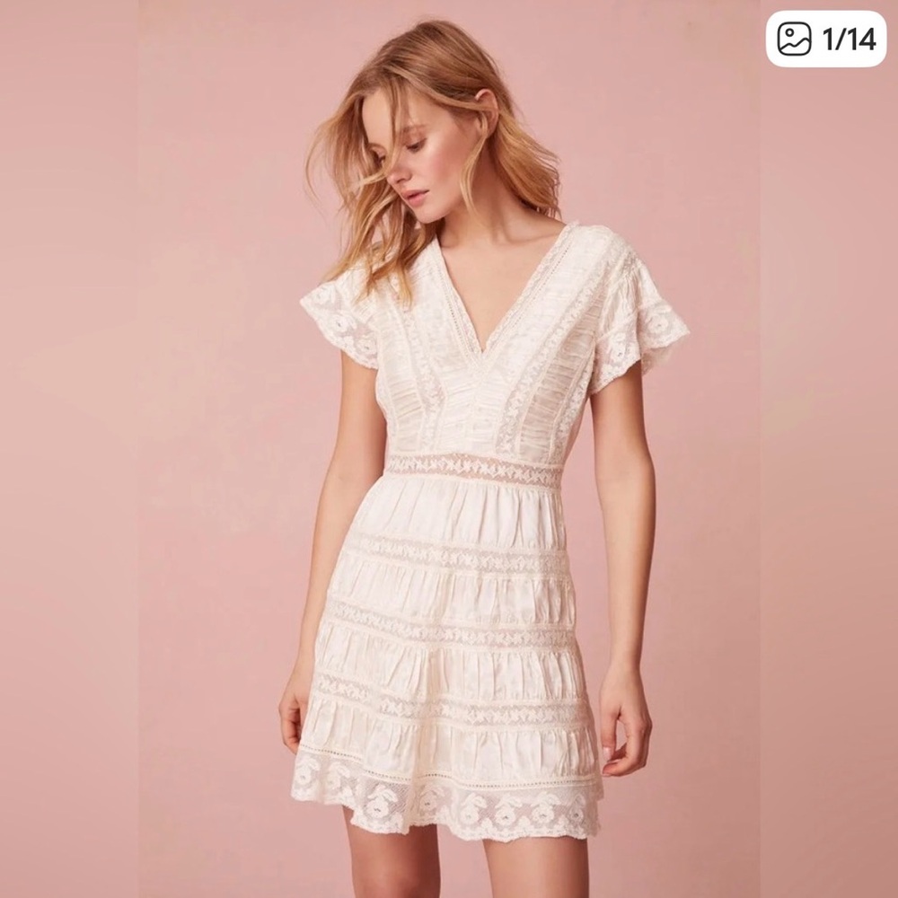 LoveShackFancy silk dress